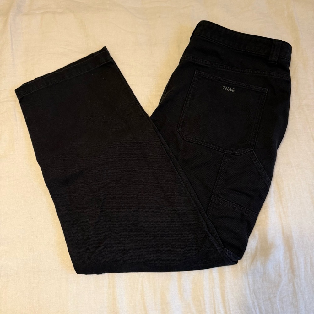 Aritzia Greenwich Black Carpenter Pants